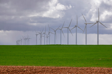 Parque eólico Cuesta Colorada, Tébar, Atalaya Cañavete, Spain
