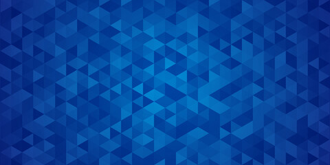 Geometric blue ice triangle texture background 