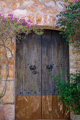 puerta, Fornalutx, Mallorca, Balearic Islands, Spain