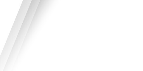 Grey white abstract background geometry shine and layer element vector for presentation design. 