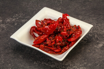 Dried tomato with olive oil