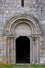 Fototapeta na wymiar monasterio de San Pedro de Ansemil, término municipal de Silleda, Galicia, Spain