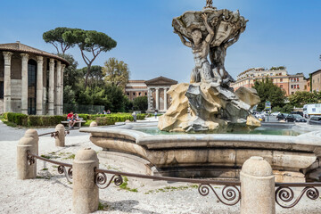Square of the Mouth of Truth in Rome