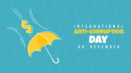 Obraz na płótnie Canvas International Anti Corruption Day