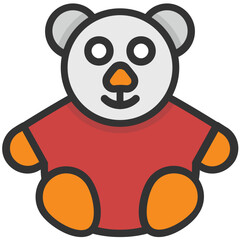 
Grey coloured teddy bear face, representing stuff toy of kids
