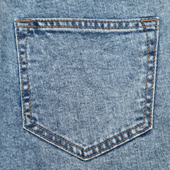 Black and blue denim background. Jeans texture.