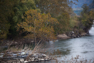 Potomac River and banks