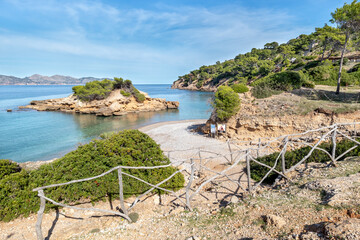 Playa de s'Illot en la Victoria Alcudia Mallorca
