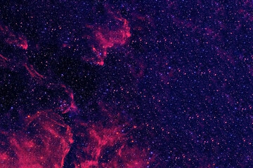 Red galaxy in deep space. Elements of this image furnished by NASA
