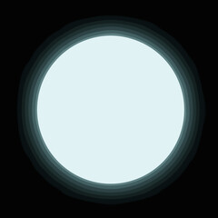 Blue circle background. Light circle picture.