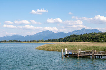 Fototapeta na wymiar Chiemsee lake in Bavaria, Germany