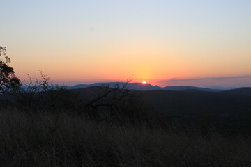 Sunset in the bushveld