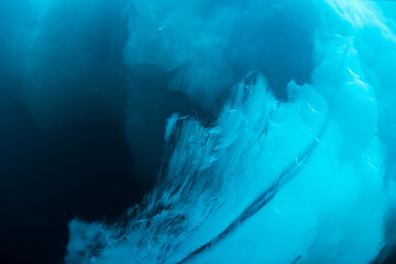 Fototapeta na wymiar Underwater Iceberg, Svalbard, Norway