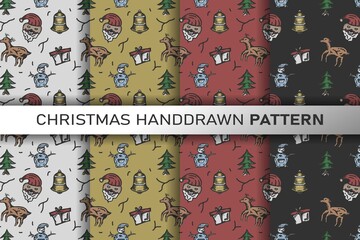 Christmas seamless pattern design