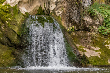 Different perspective of a waterfall