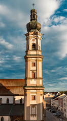 Fototapeta premium Beautiful church at Deggendorf, Bavaria, Germany