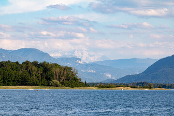 Chiemsee lake in Bavaria, Germany