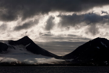 Mountain Peaks, Prins Karls Forland, Svabard, Norway