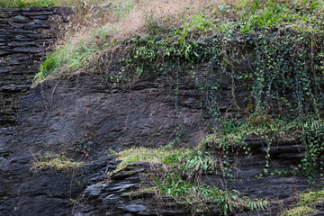 Stone wall for background and texture
