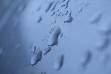 water drops on glass
