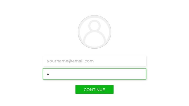 Modern Logic Screen Prototype interface smooth Animation design in 4K and HD. This can be used as a steps to login or how to perform sign up form successfully  