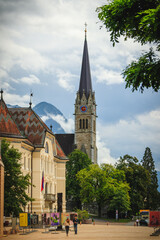 Church in Vaduz Liechtenstein