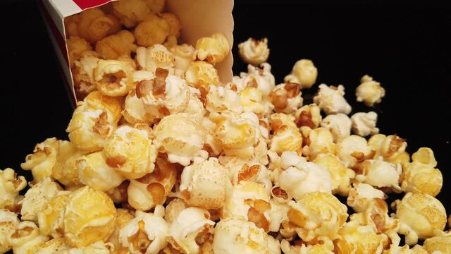 Fresh Popcorn - close up shot - food photography