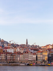 Fototapeta na wymiar Porto city from the river
