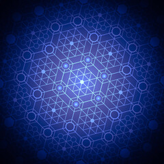 Obraz premium abstract blue background