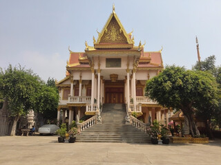 Wat Ounalom. Buddhist temple in Phnom Penh. Cambodia. South-East Asia