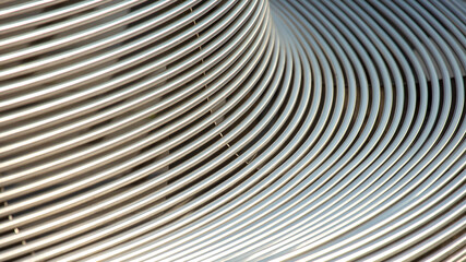 part of a metal outdoor bench. background abstraction