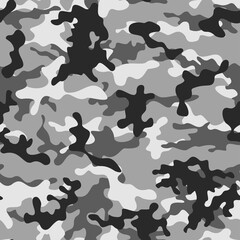 
Gray vector camouflage military texture for textiles.