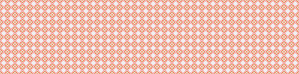 Fototapeta premium Abstract Cross Pattern Dots Logo generative computational art illustration