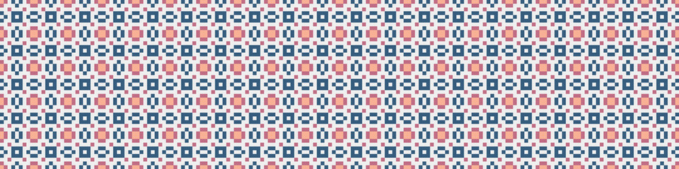 Fototapeta premium Abstract Cross Pattern Dots Logo generative computational art illustration