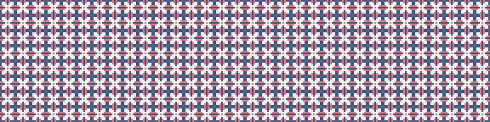 Fototapeta premium Abstract Cross Pattern Dots Logo generative computational art illustration