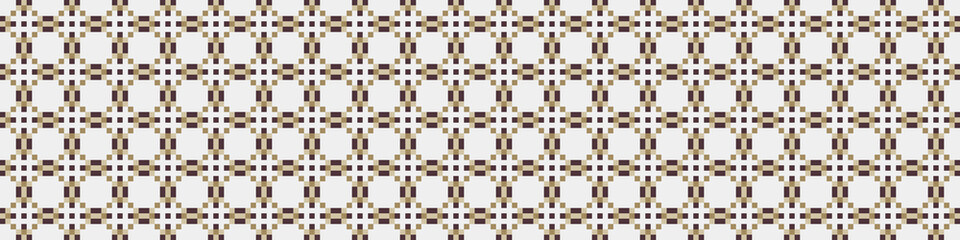 Abstract Cross Pattern Dots Logo generative computational art illustration