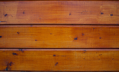 Naklejka premium Wooden shield knocked down from planks