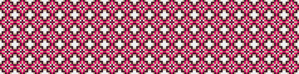Abstract Cross Pattern Dots Logo generative computational art illustration