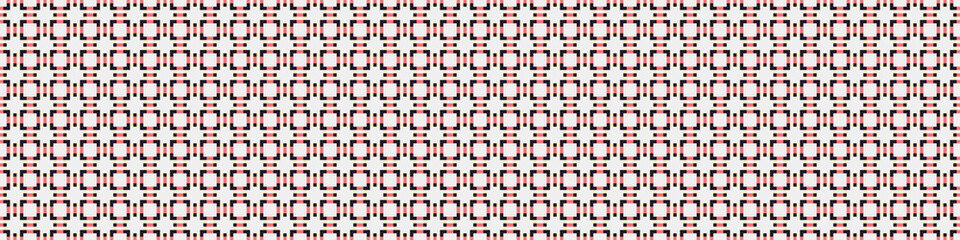 Fototapeta premium Abstract Cross Pattern Dots Logo generative computational art illustration