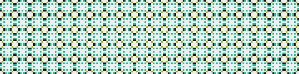 Abstract Cross Pattern Dots Logo generative computational art illustration