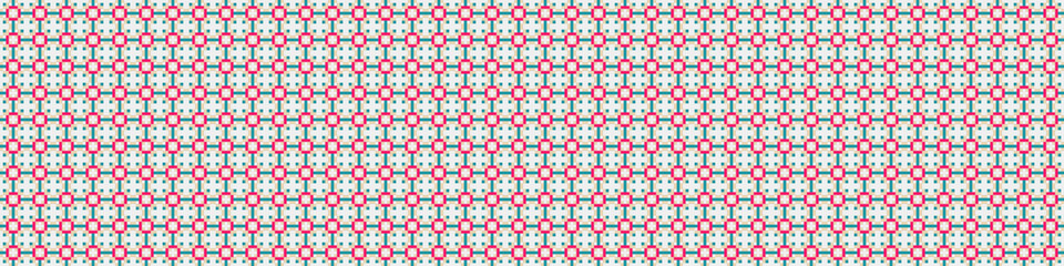 Abstract Cross Pattern Dots Logo generative computational art illustration