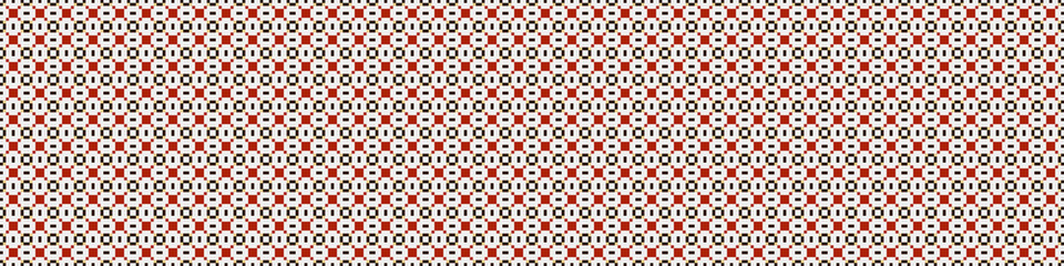 Fototapeta premium Abstract Cross Pattern Dots Logo generative computational art illustration