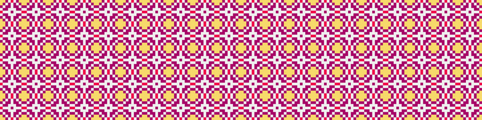 Abstract Cross Pattern Dots Logo generative computational art illustration