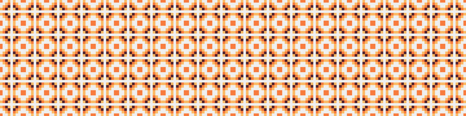 Abstract Cross Pattern Dots Logo generative computational art illustration