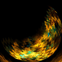 Golden abstract background