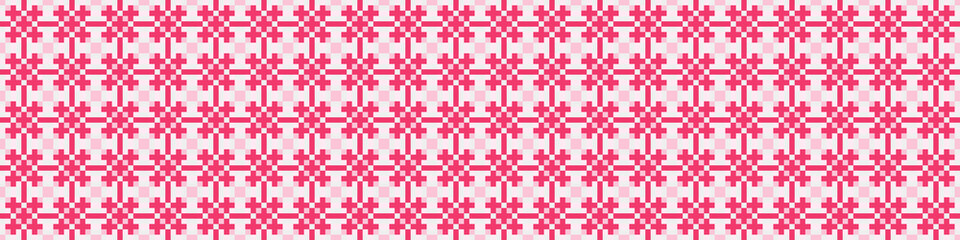 Fototapeta premium Abstract Cross Pattern Dots Logo generative computational art illustration