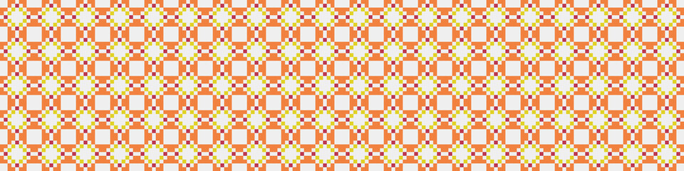 Abstract Cross Pattern Dots Logo generative computational art illustration