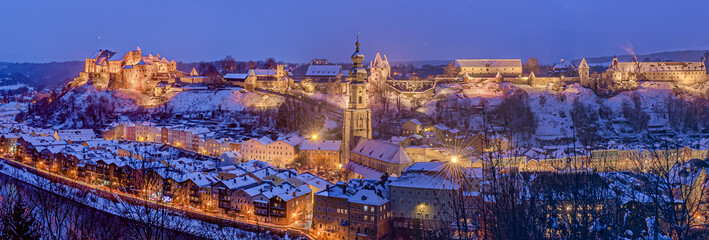 Burghausen im Winter