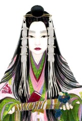 十二単を着た少女