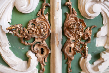 elegant metal door handles
